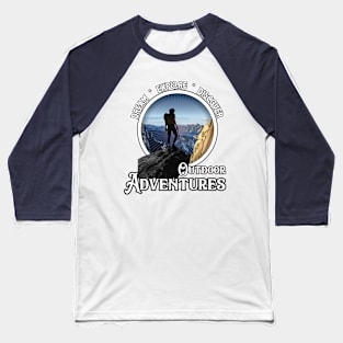 Outdoor Adventures - Hiking in Color 002 Baseball T-Shirt